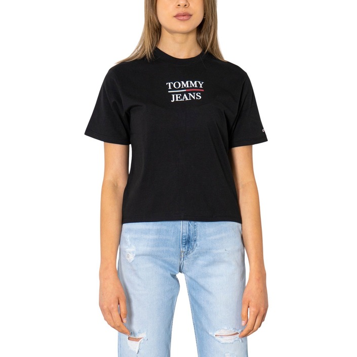 Tommy Hilfiger Jeans - T-shirts Dame Sort