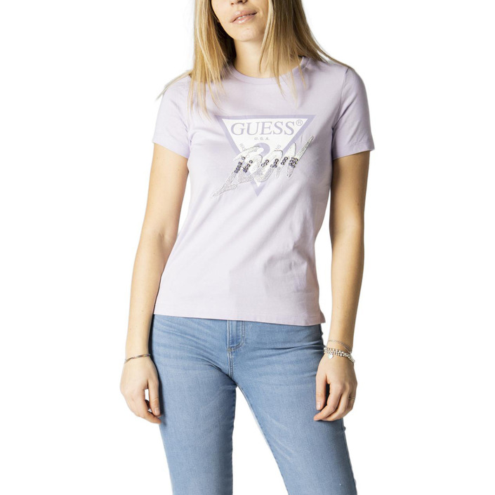 Guess - T-shirts Women Liliac