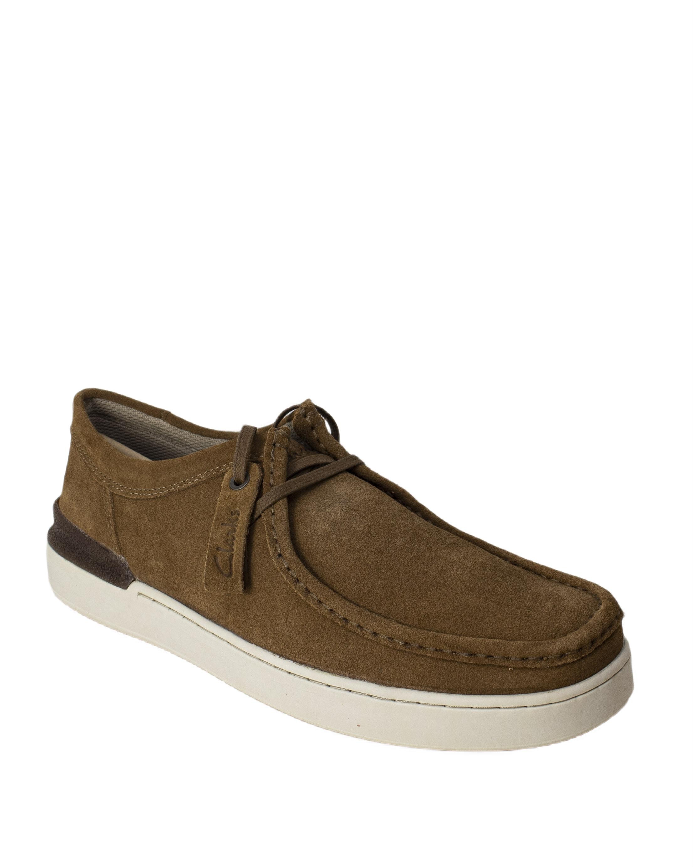 chaussures homme CLARKS élégantes marron textile GR67294 - ZOOODE.COM