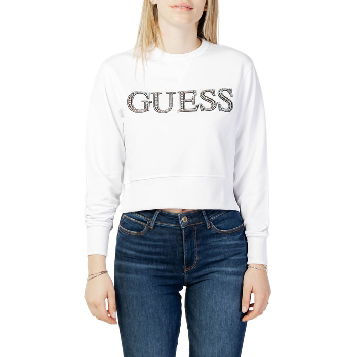 Guess - Felpe Donna Bianco