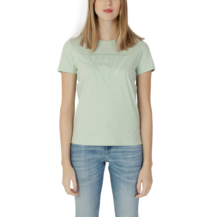 Guess - T-shirts Women Green