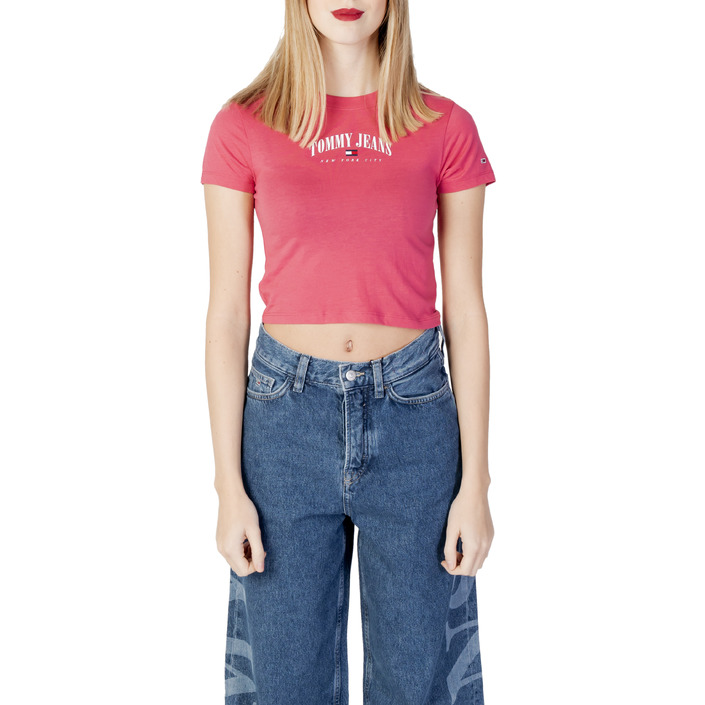 Tommy Hilfiger Jeans - T-shirts Dame Rosa
