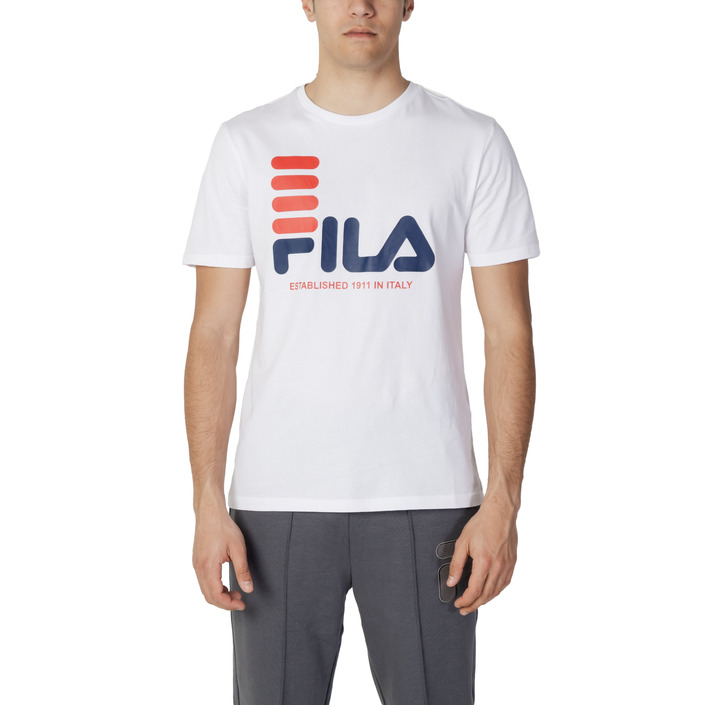 Fila - T-shirts Herre Hvid