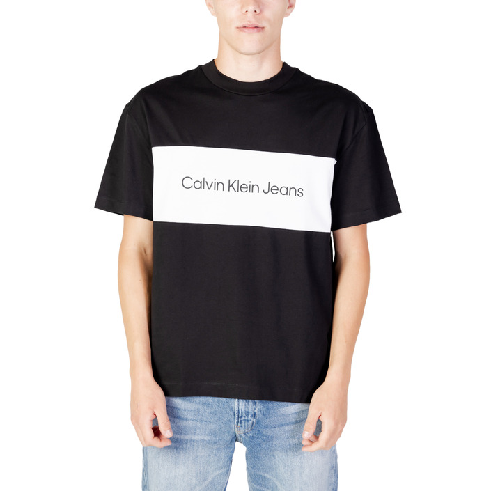 Jeans Mann T-Shirt Klein Calvin - Schwarz