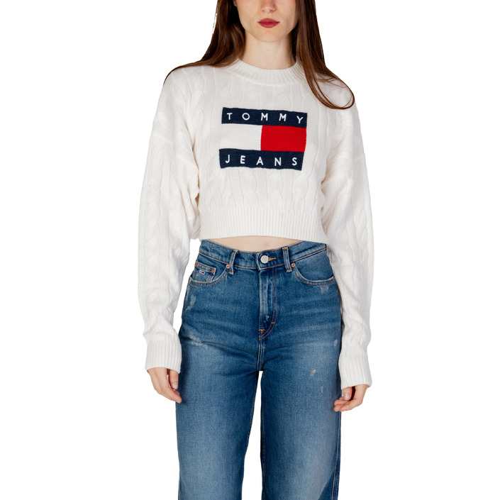 Tommy Hilfiger Jeans - Svetr Žena Bílá