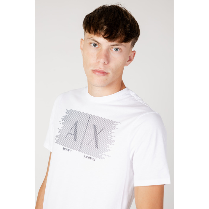 Armani Exchange - T-shirts Herre Hvid