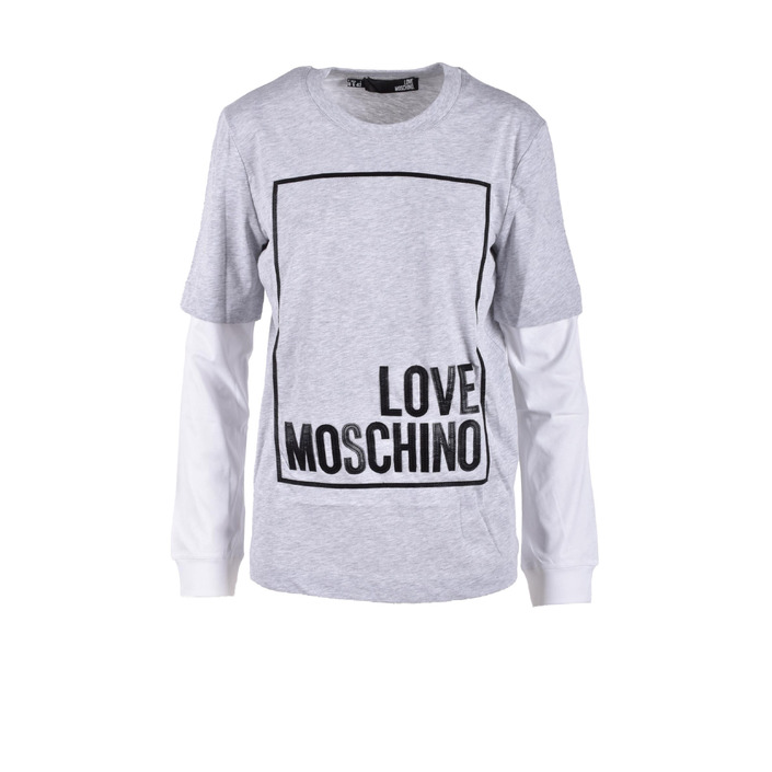 Love Moschino - Tričko Žena Šedá