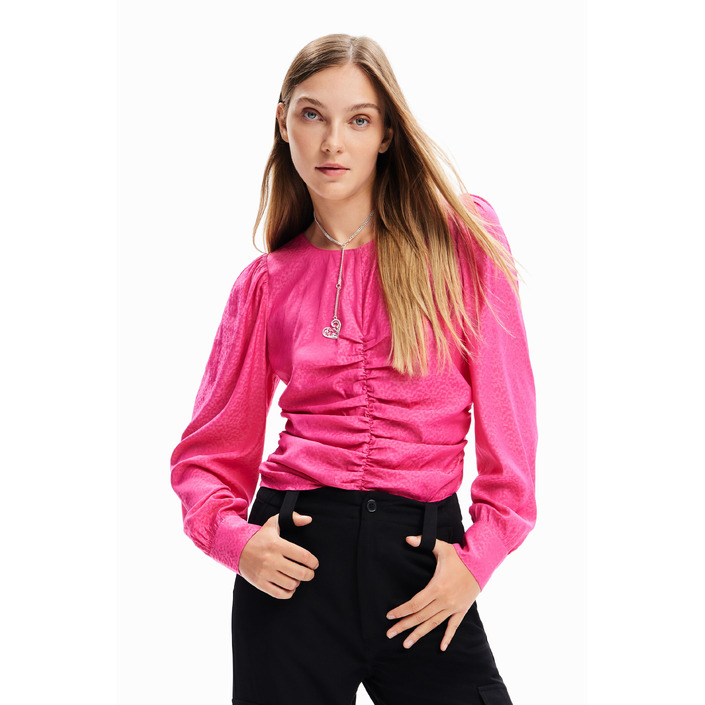 Desigual - Bluser Dame Fuchsia