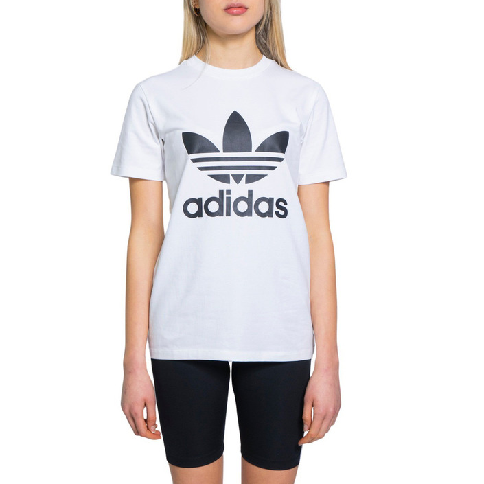 Adidas - T-Skjorter Dame Hvit