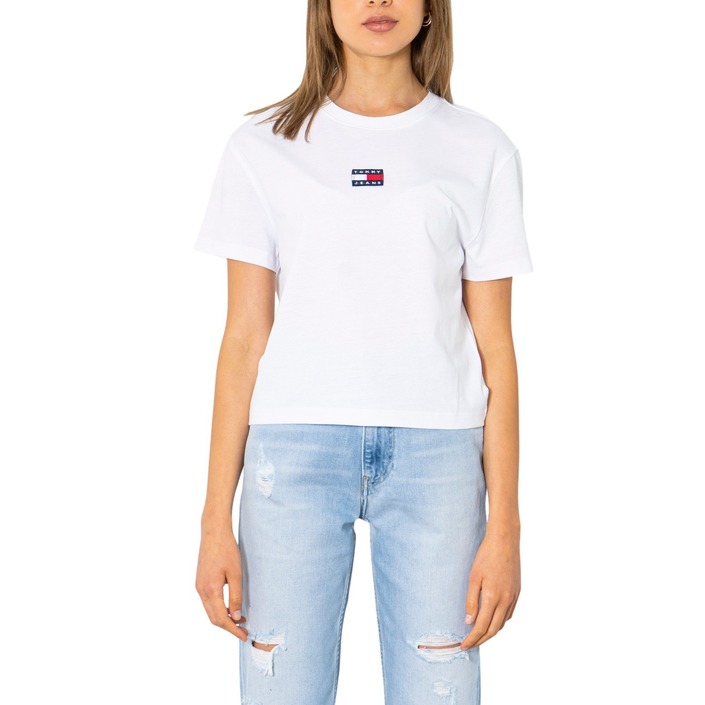 Tommy Hilfiger Jeans - T-shirts Dame Hvid