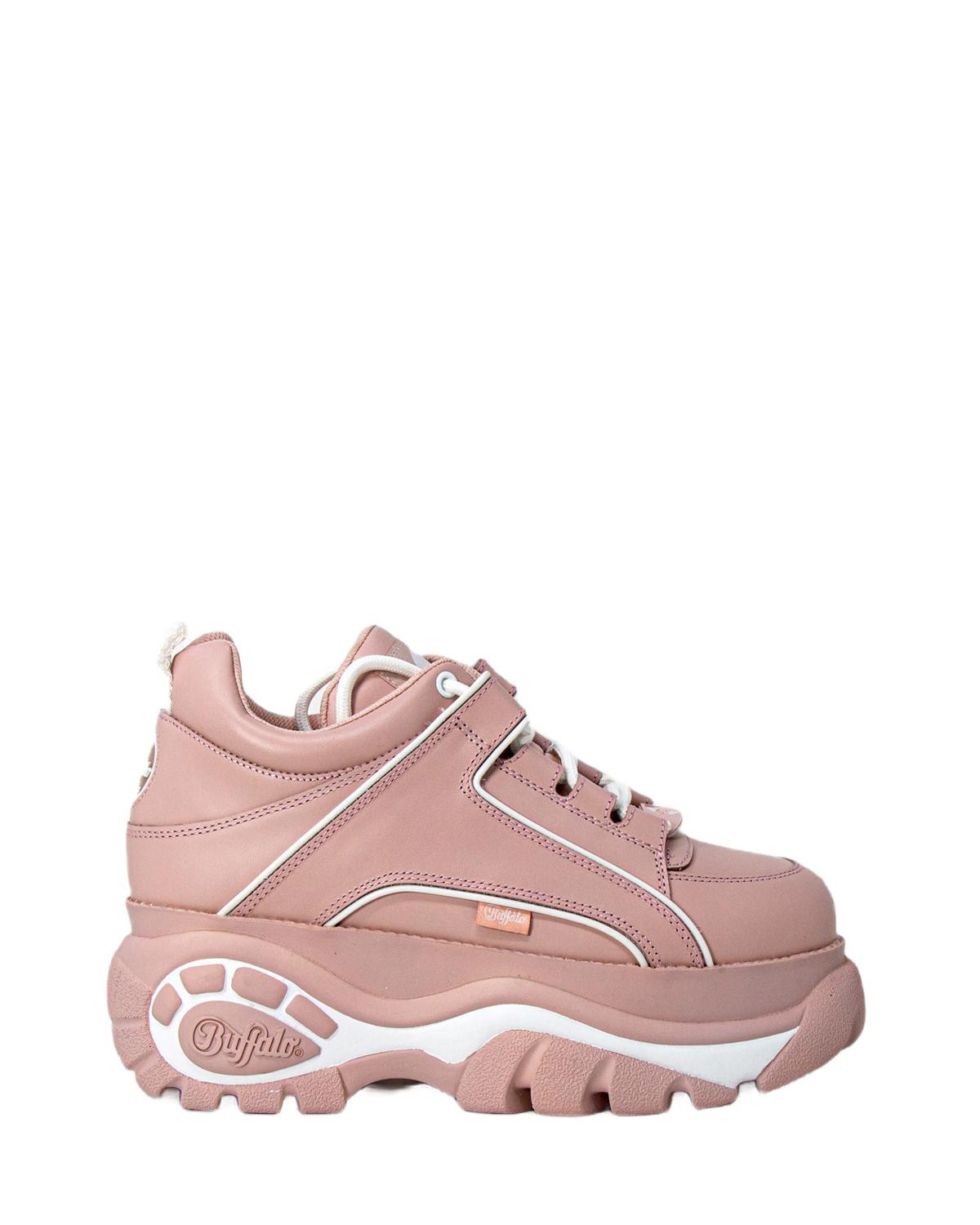 shoes women's BUFFALO sneakers pink skin GA837 - ZOOODE.COM