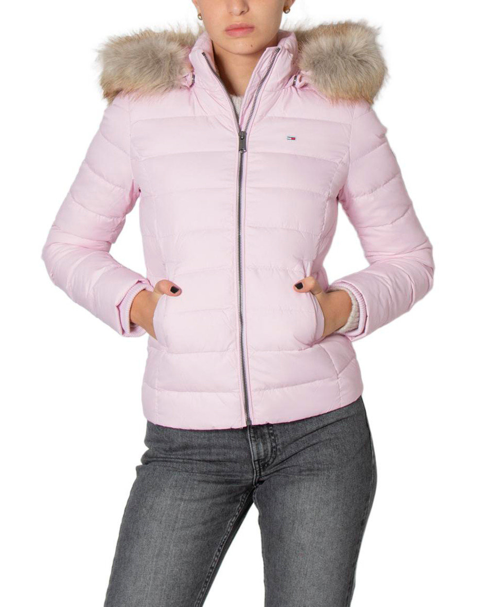 jacke damen TOMMY HILFIGER JEANS rosa GA756 - ZOOODE.COM