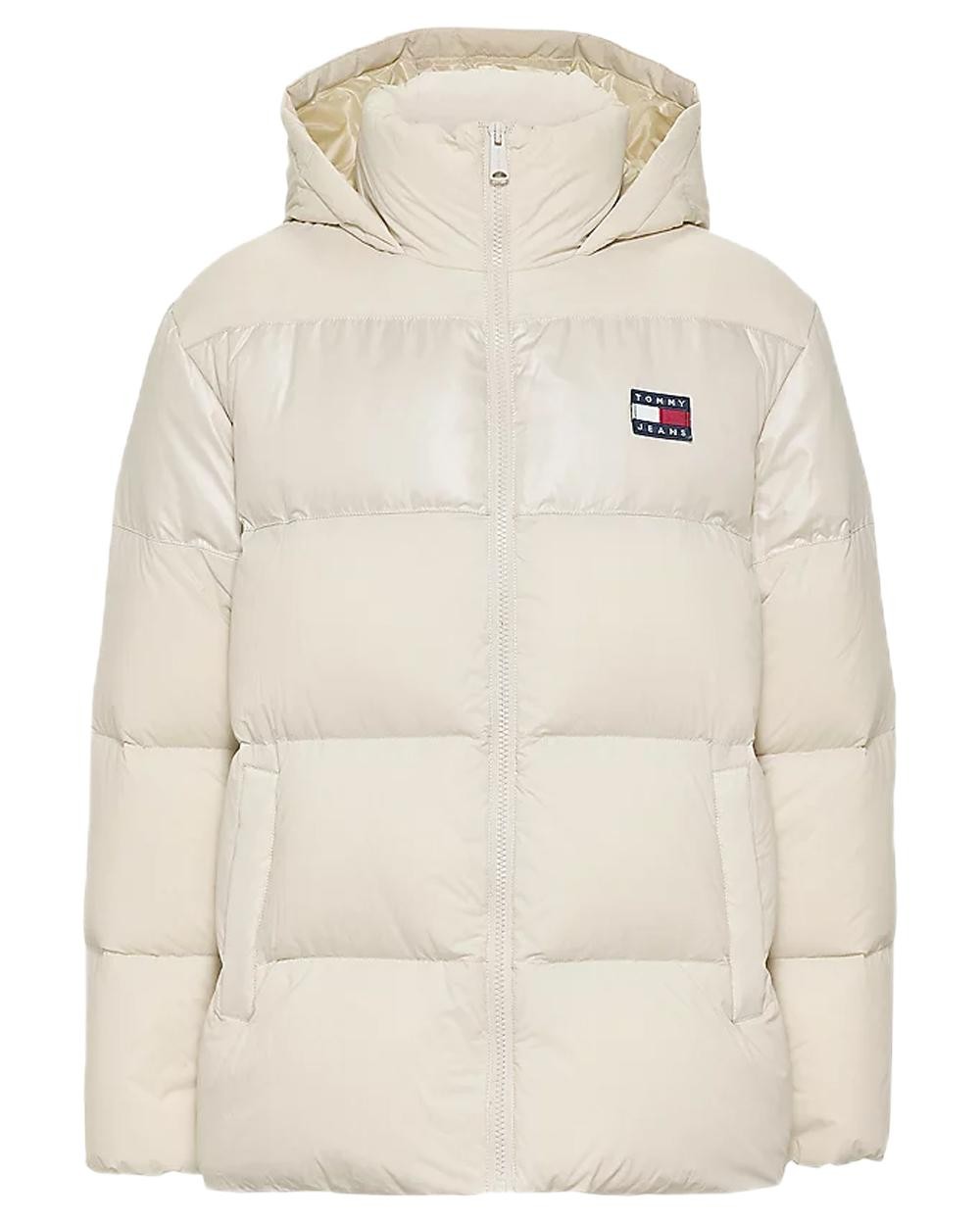 cappotto donna TOMMY HILFIGER JEANS bianco GA439 - ZOOODE.COM